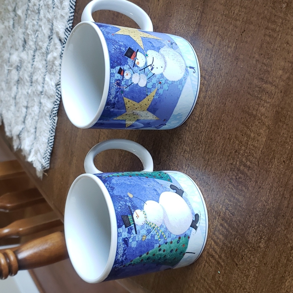 Sakura Snow Pals mugs